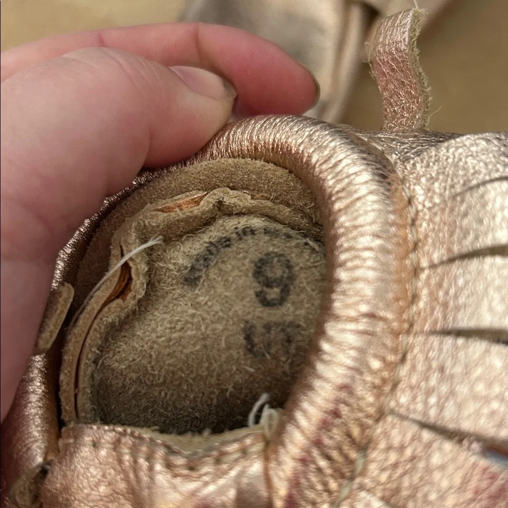 Freshly Picked Metallic Rose Gold Mocs